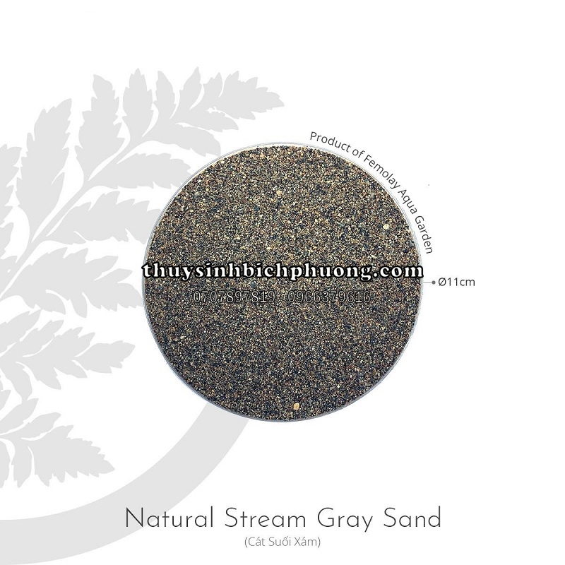 FEMOLAY NATURAL STREAM GRAY SAND - CÁT SUỐI XÁM TỰ NHIÊN
