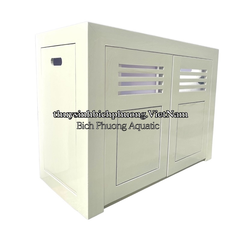 CHÂN TỦ GỖ SỒI TỰ NHIÊN MÀU TRẮNG - AQUARIUM WOOD CABINET