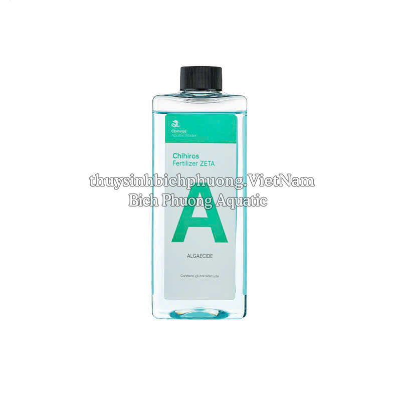 CHIHIROS ZETA “A” 450ML (Algaecide) - PHÒNG & DIỆT RÊU HẠI, TẢO HẠI