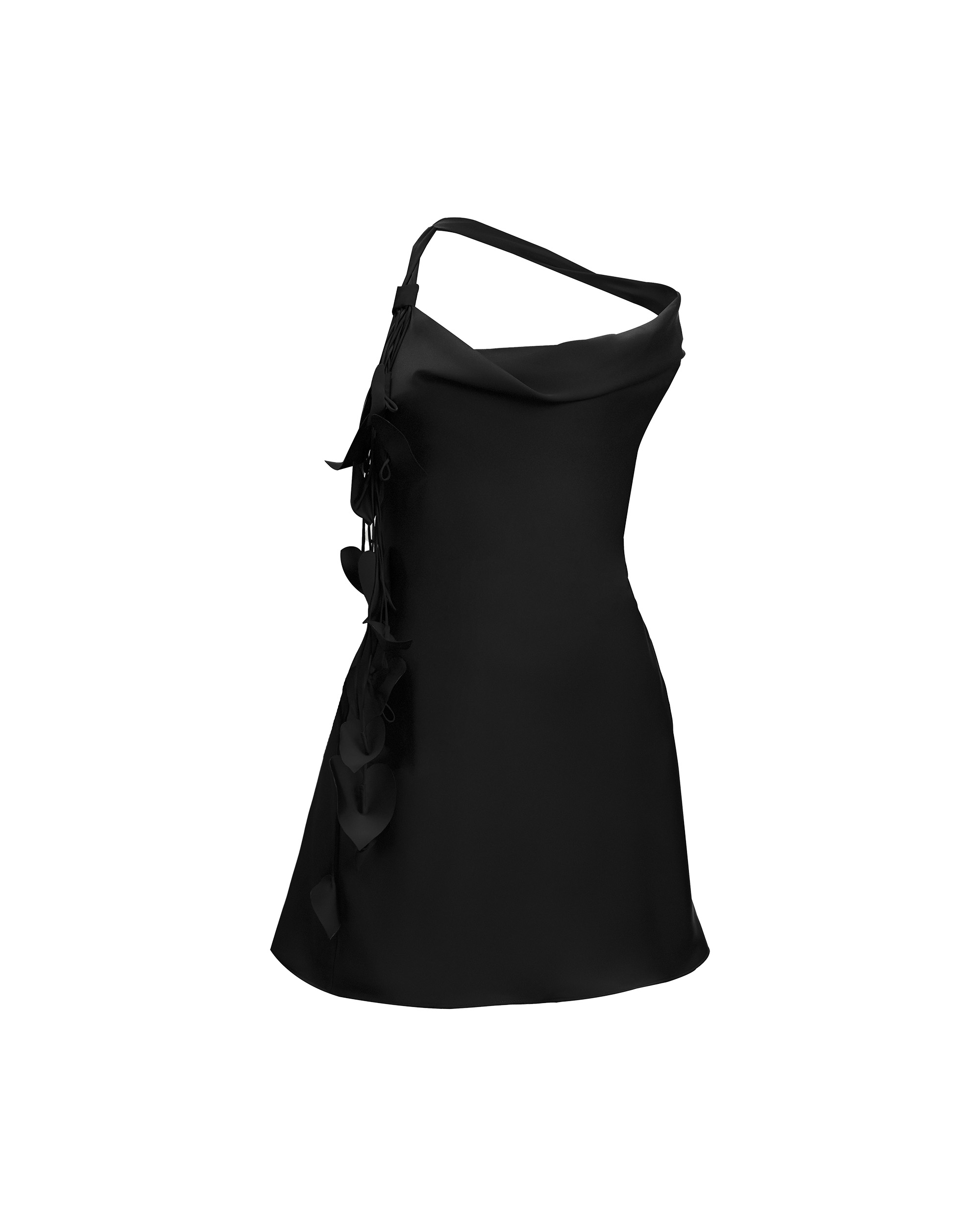 [ BLACK ] AWAKE SILK DRESS