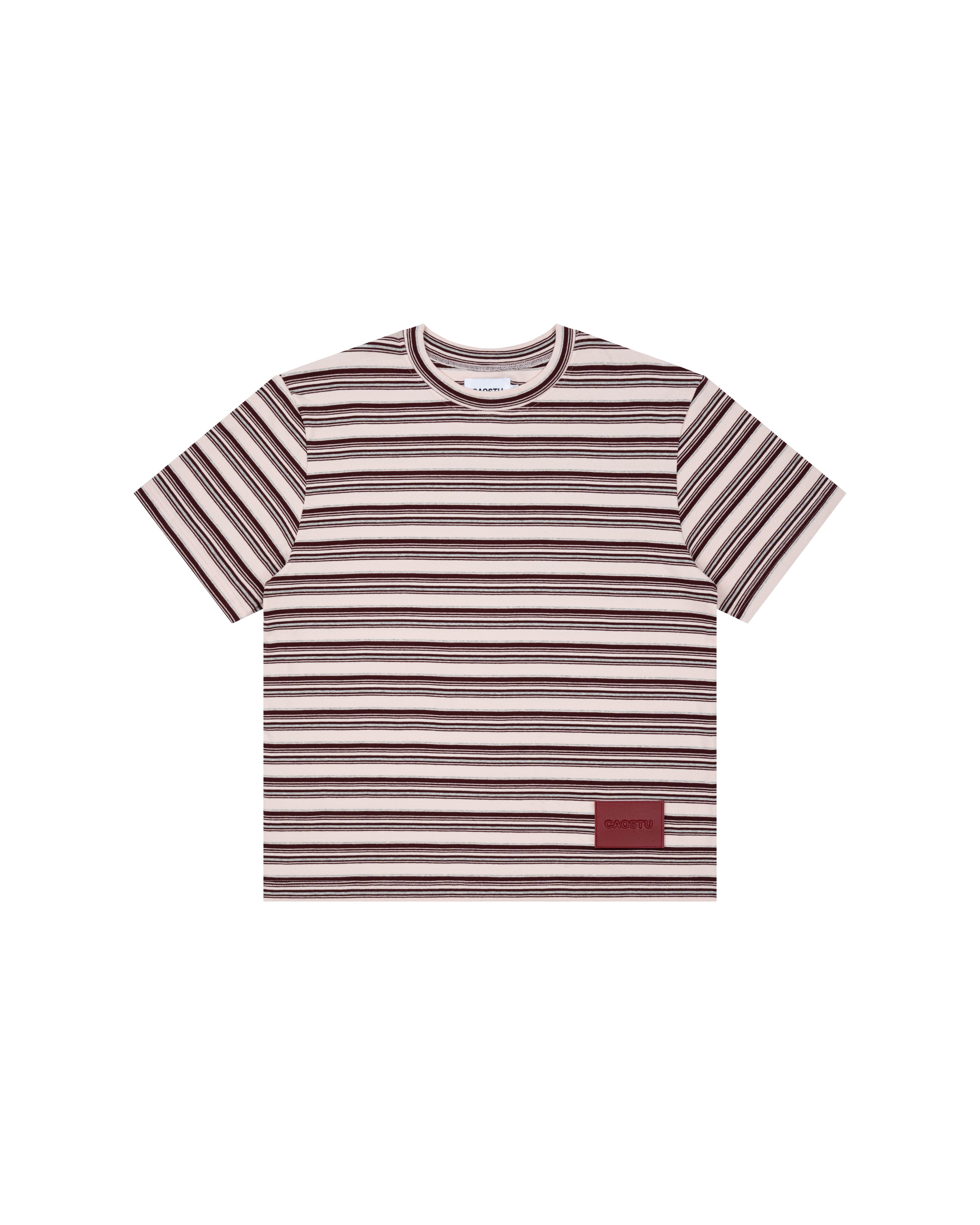 [ RED ] RED TAG STRIPE TEE