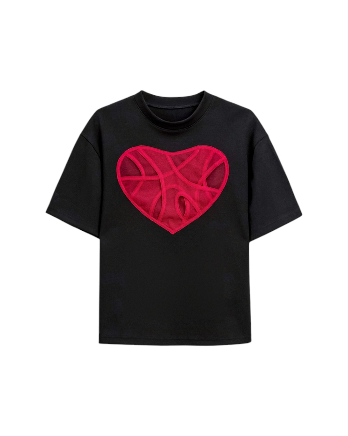 [ BLACK ] TSUNAMI HEART T-SHIRT