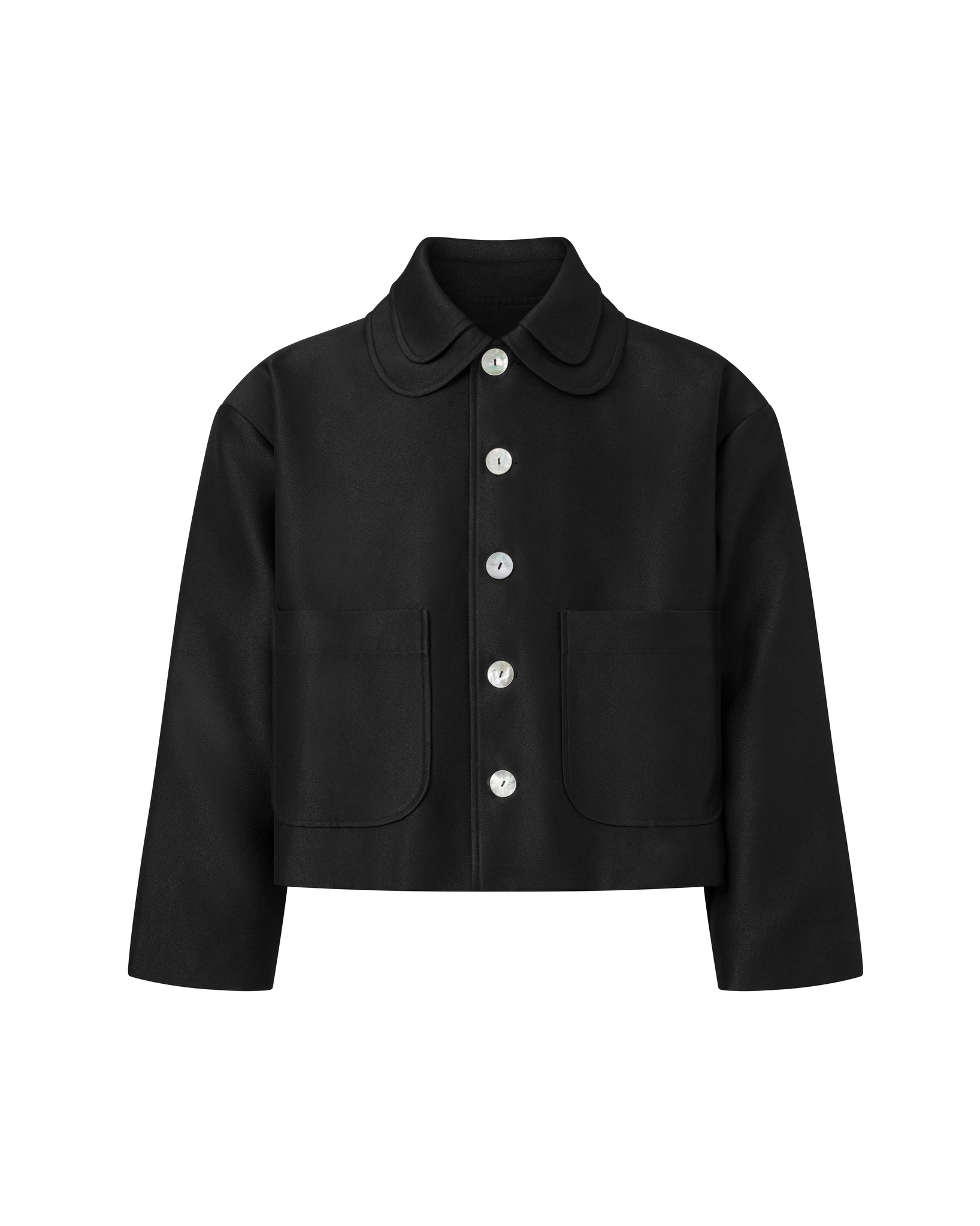 D-COLLAR PEARL JACKET