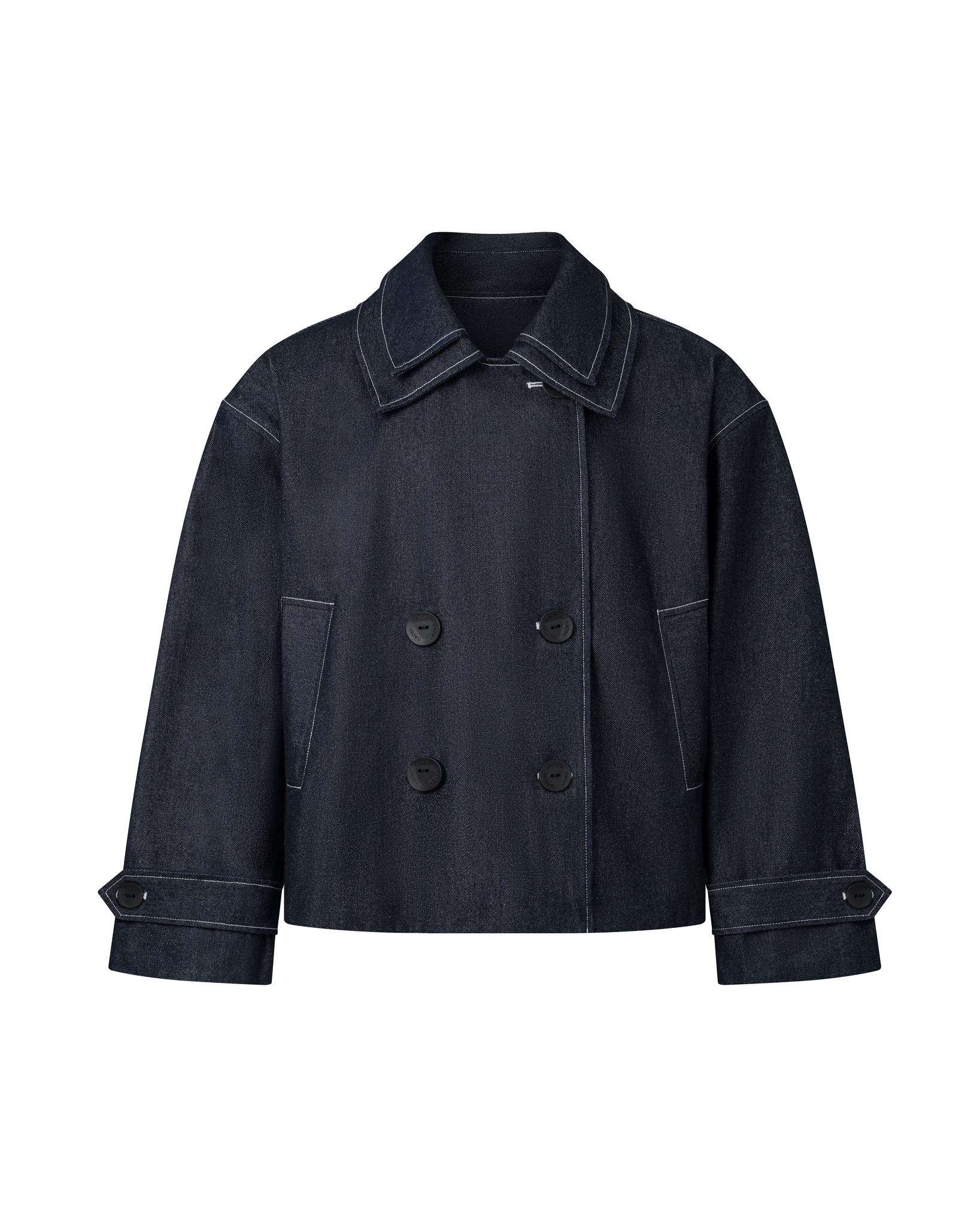 [ JEAN ] D-BREASTED JACKET