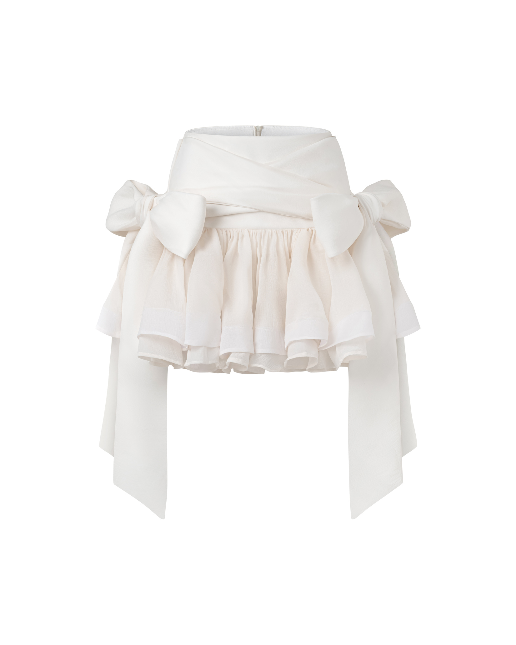 [ WHITE ] BOWTIE SKIRT