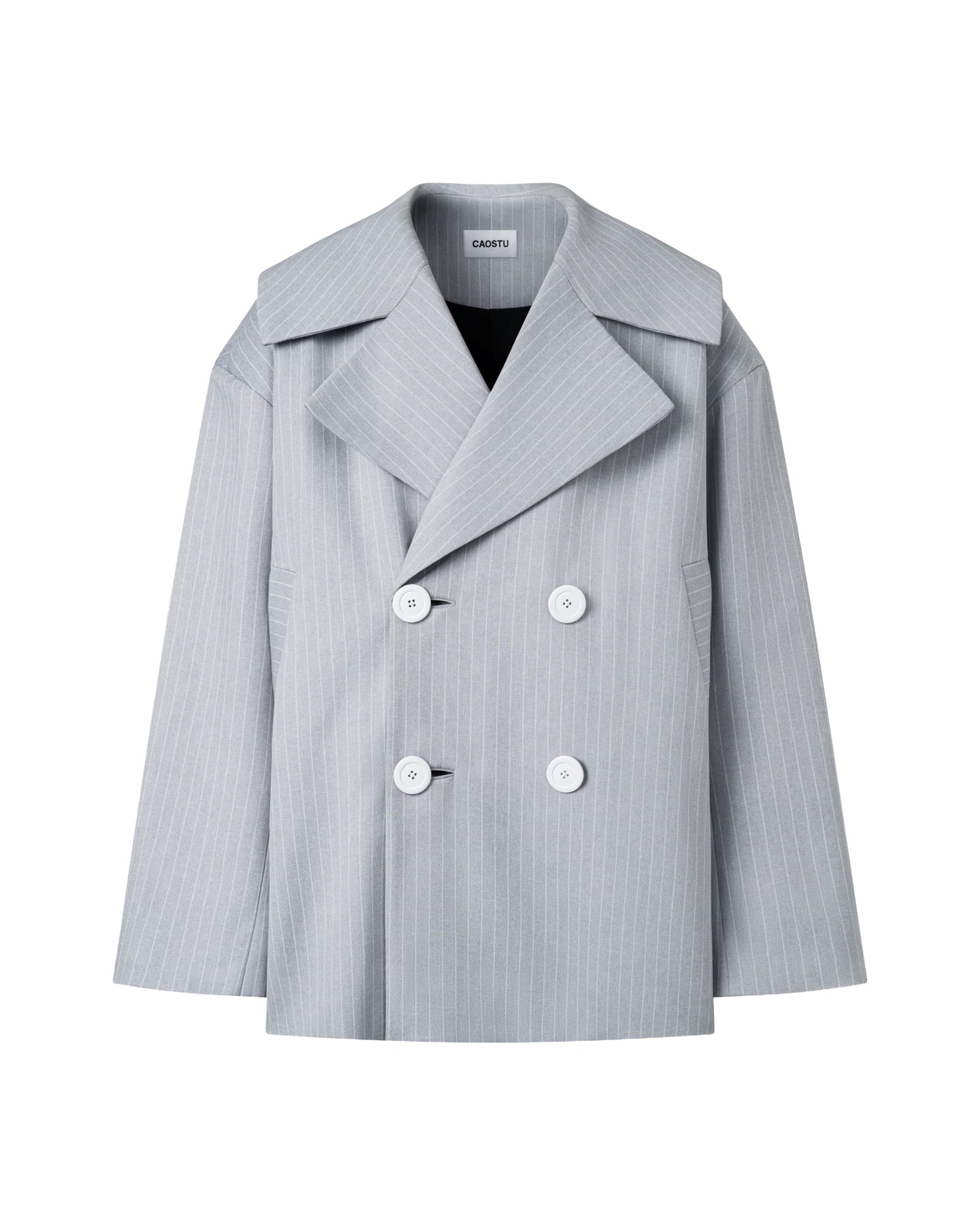 PINSTRIPE TRENCH COAT