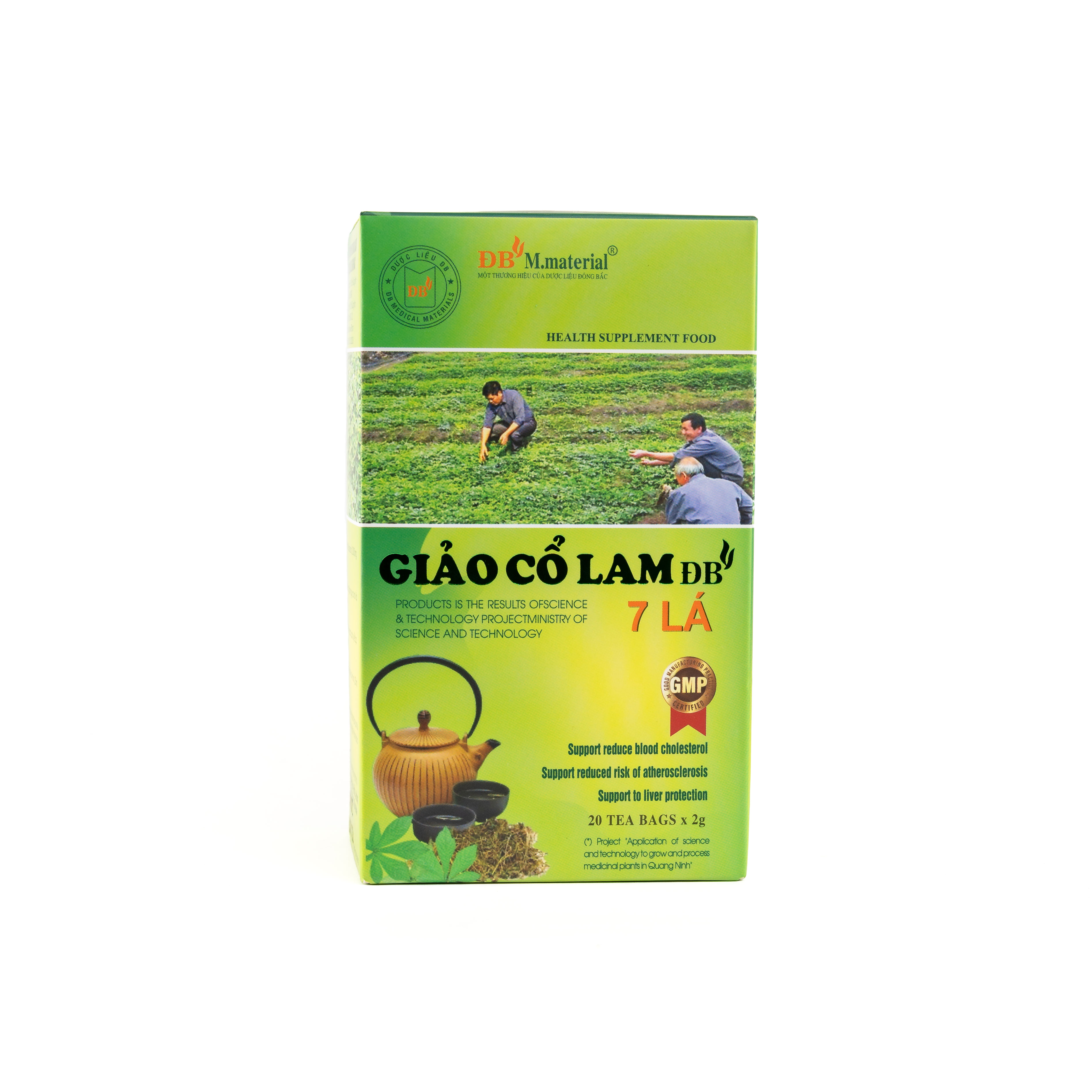 Trà giảo cổ lam ĐB 7 lá - tan mỡ máu ổn định huyết áp