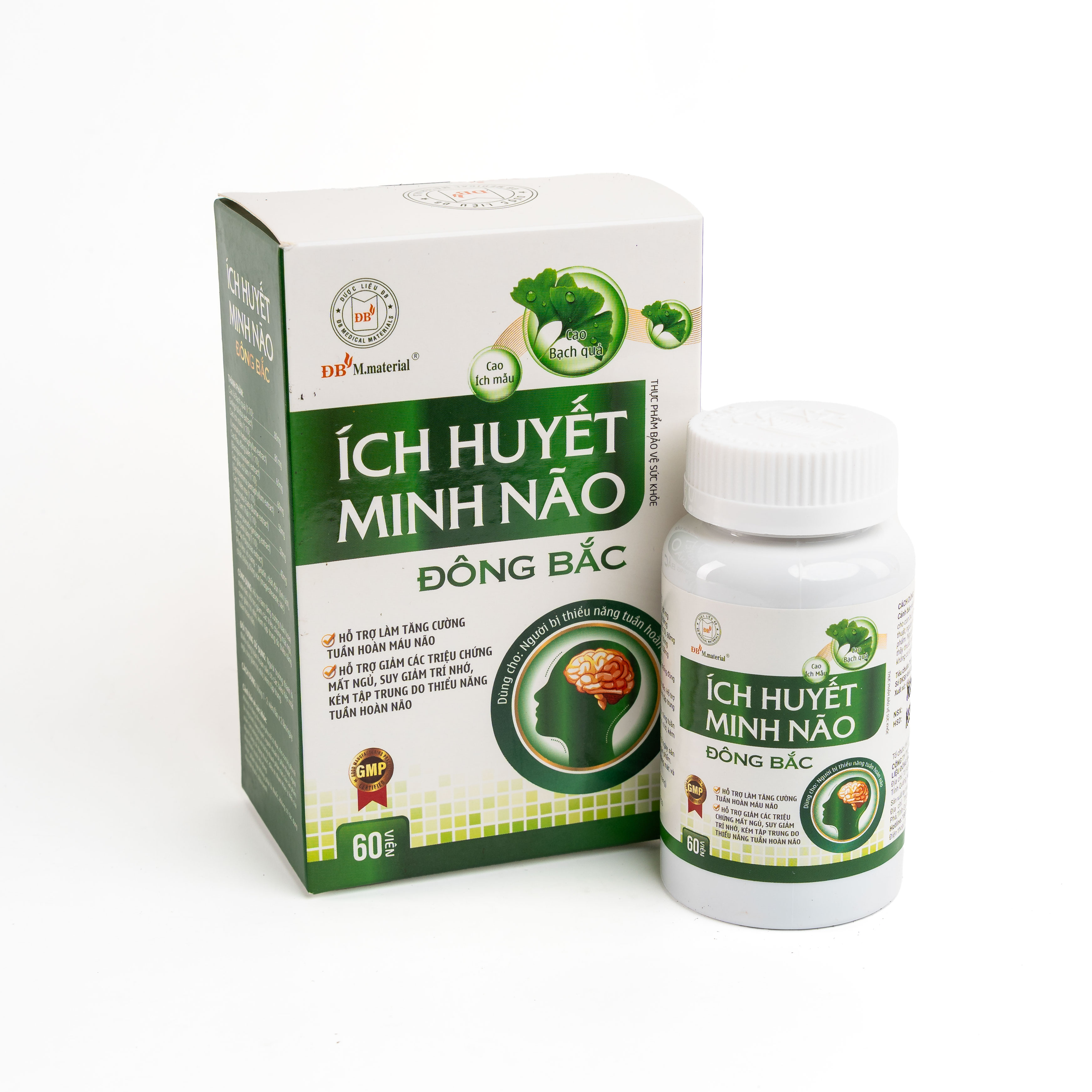 Viên ích huyết minh não - Tăng cường trí nhớ, lưu thông khí huyết giảm tiền đình