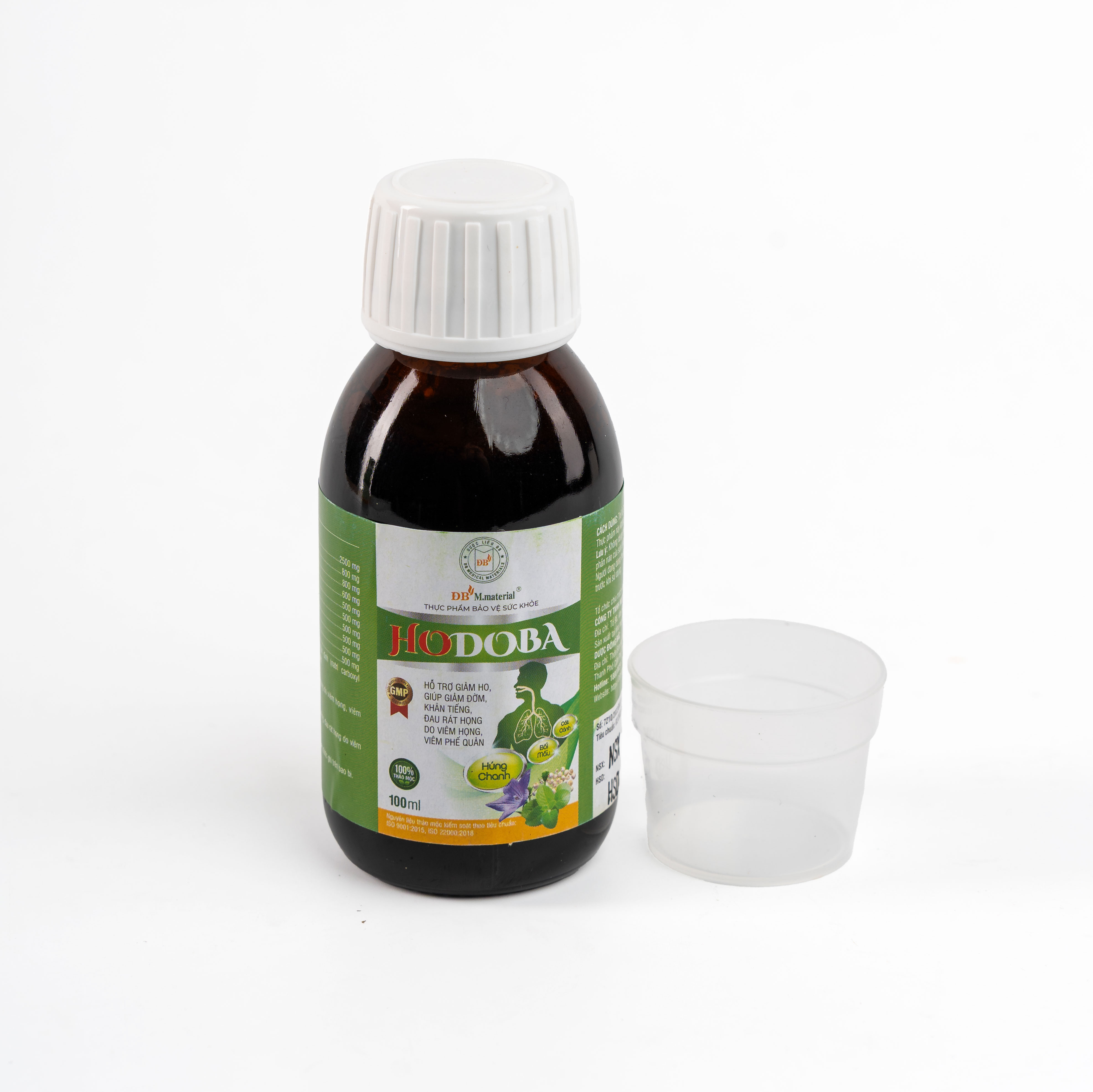 Thuốc ho mãn tính Hodoba - kháng khuẩn, kháng viêm hỗ trợ ho lâu ngày, đờm