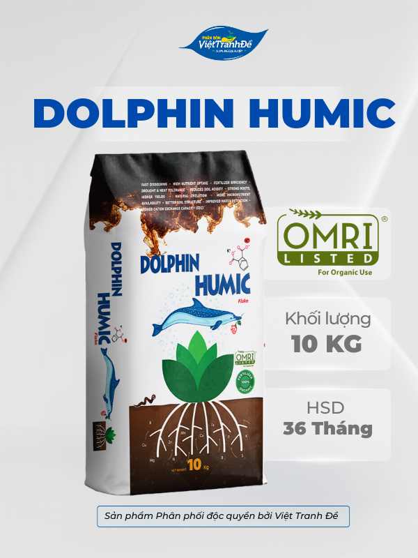 PHÂN HUMIC VẢY DOLPHIN (Túi 1 - 10KG)