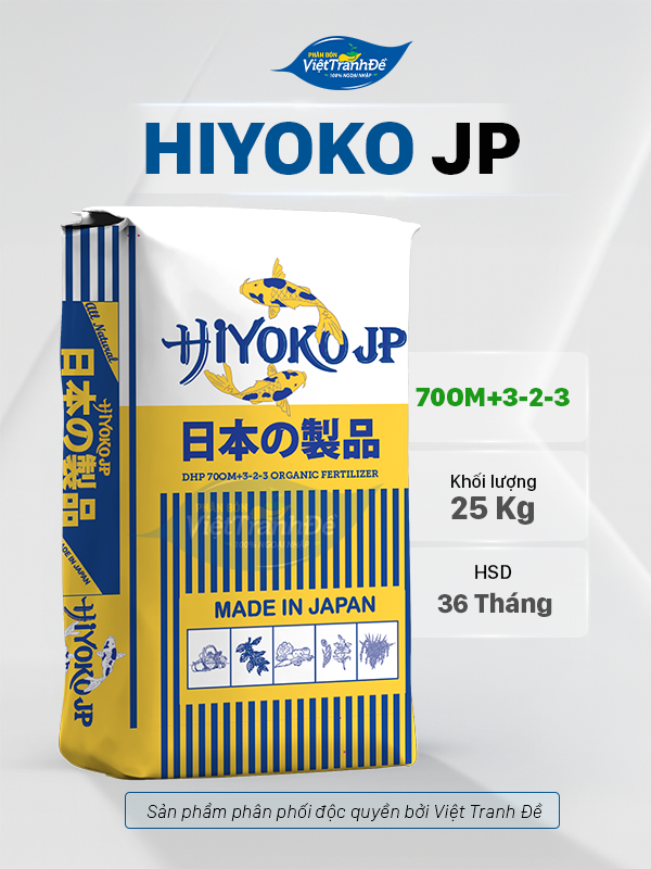 PHÂN HỮU CƠ GÀ NHẬT HIYOKO (túi 1kg - 25kg)