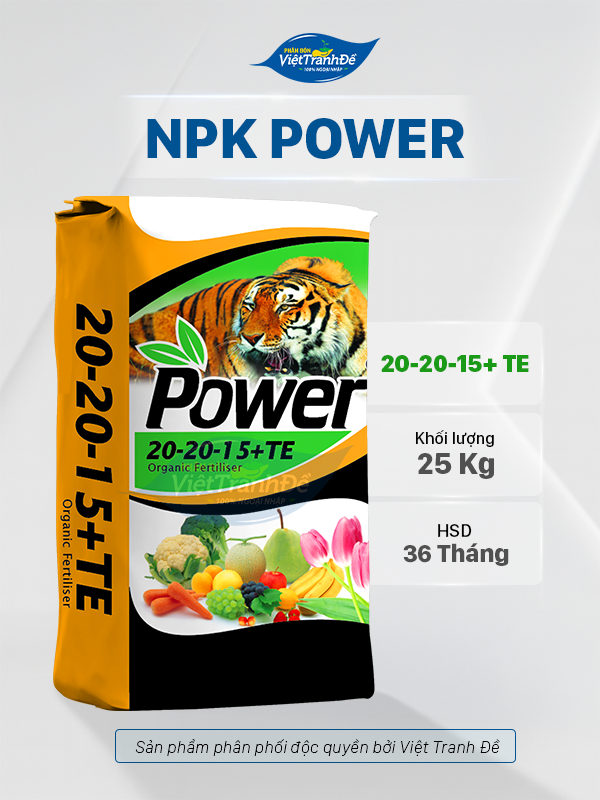 PHÂN BÓN NPK 20-20-15+TE VIỆT TRANH ĐỀ
