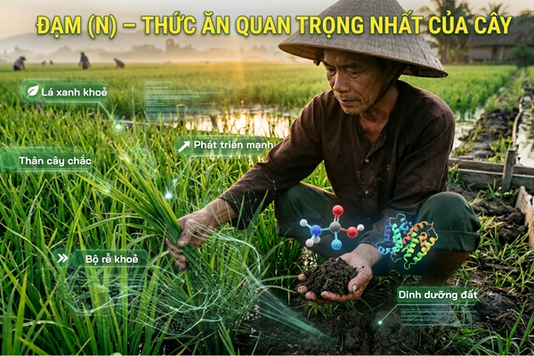 ĐẠM (N) – THỨC ĂN QUAN TRỌNG NHẤT CỦA CÂY