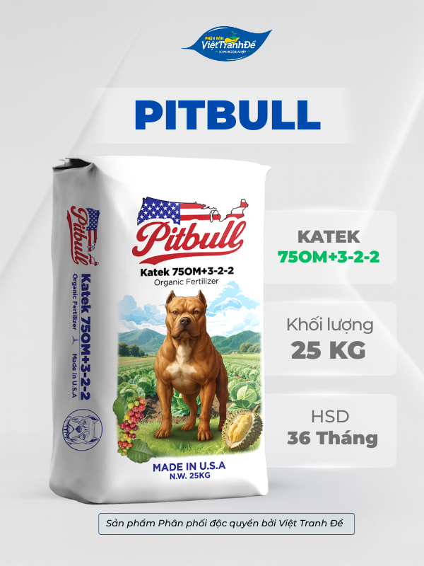 PHÂN HỮU CƠ CHÓ PITBULL