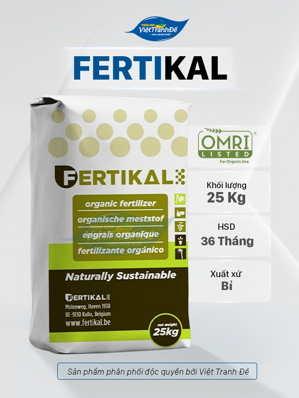 PHÂN HỮU CƠ BỈ FERTIKAL