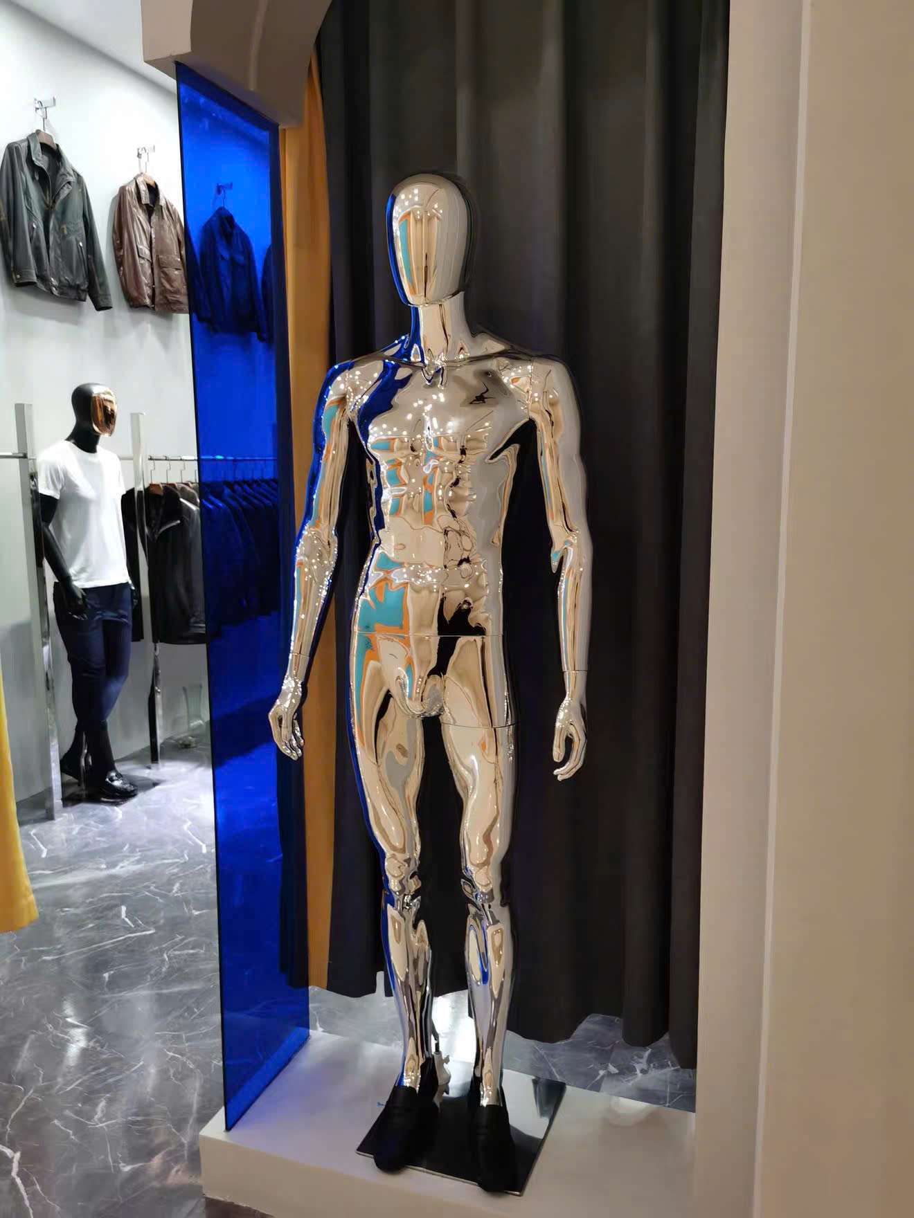 Manocanh Nam Mạ Bạc - Nhập Khẩu - Chất Liệu Nhựa Cao Cấp – Đẳng Cấp Cho Showroom Thời Trang