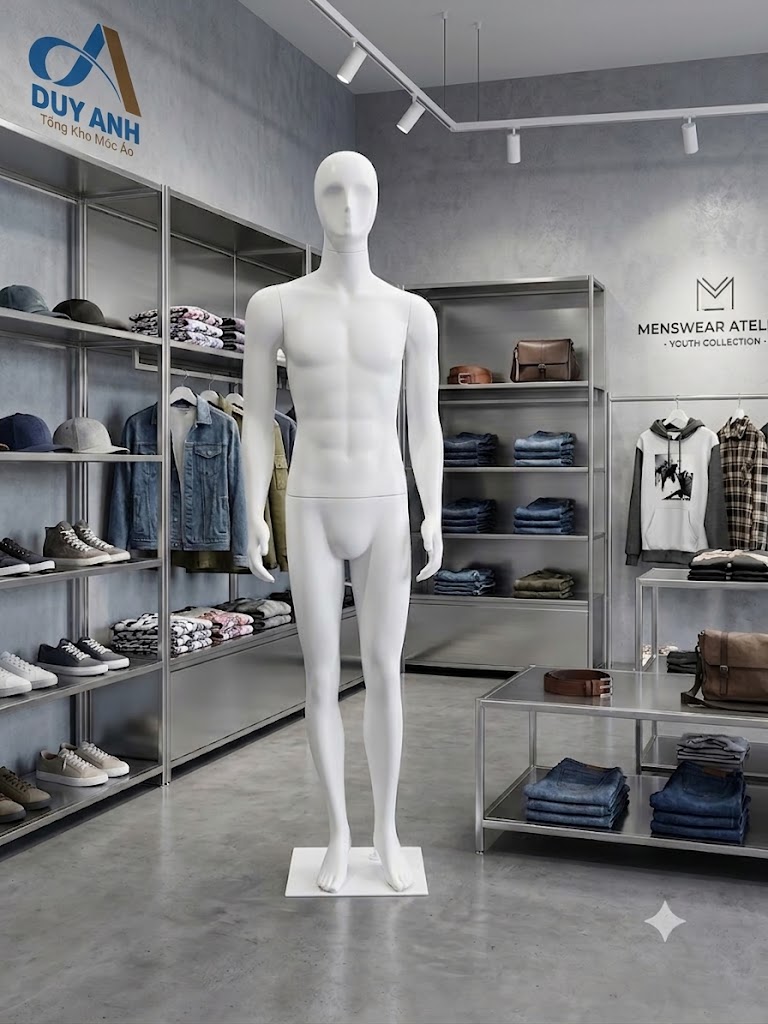 Manocanh Nam Nhựa Giá Rẻ – Sản Xuất Tại Việt Nam, Form Dáng Chuẩn Đẹp