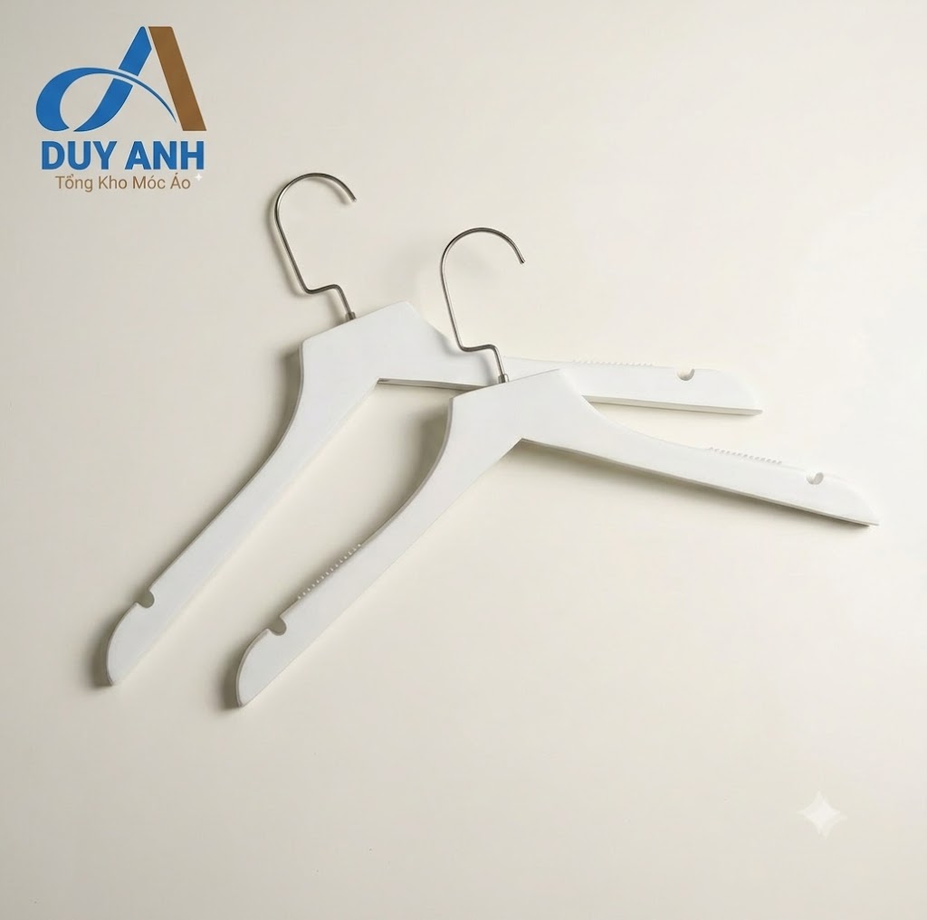 Móc Áo Gỗ Nữ -  Bằng - Đầu Mạ Vàng