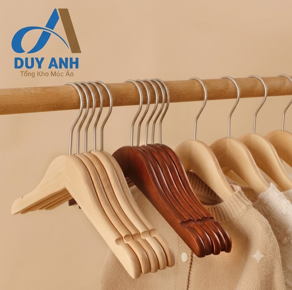 Móc Áo Gỗ Trẻ Em - Tròn