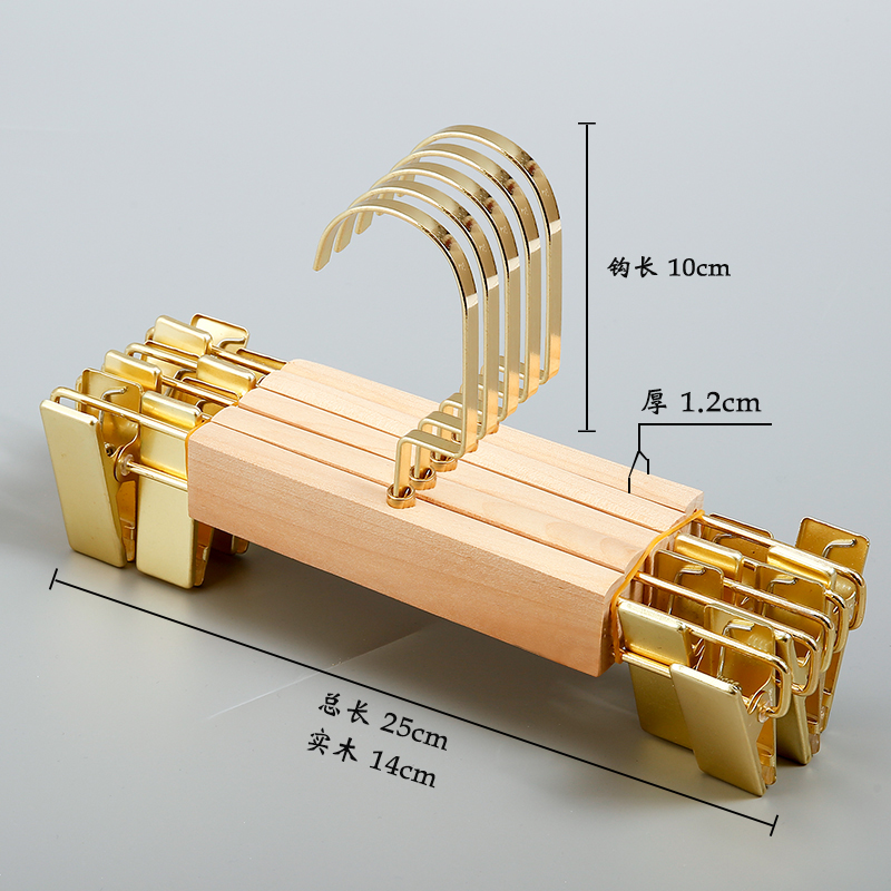 Kẹp Quần Gỗ Trẻ Em - Kẹp Mộc Vàng