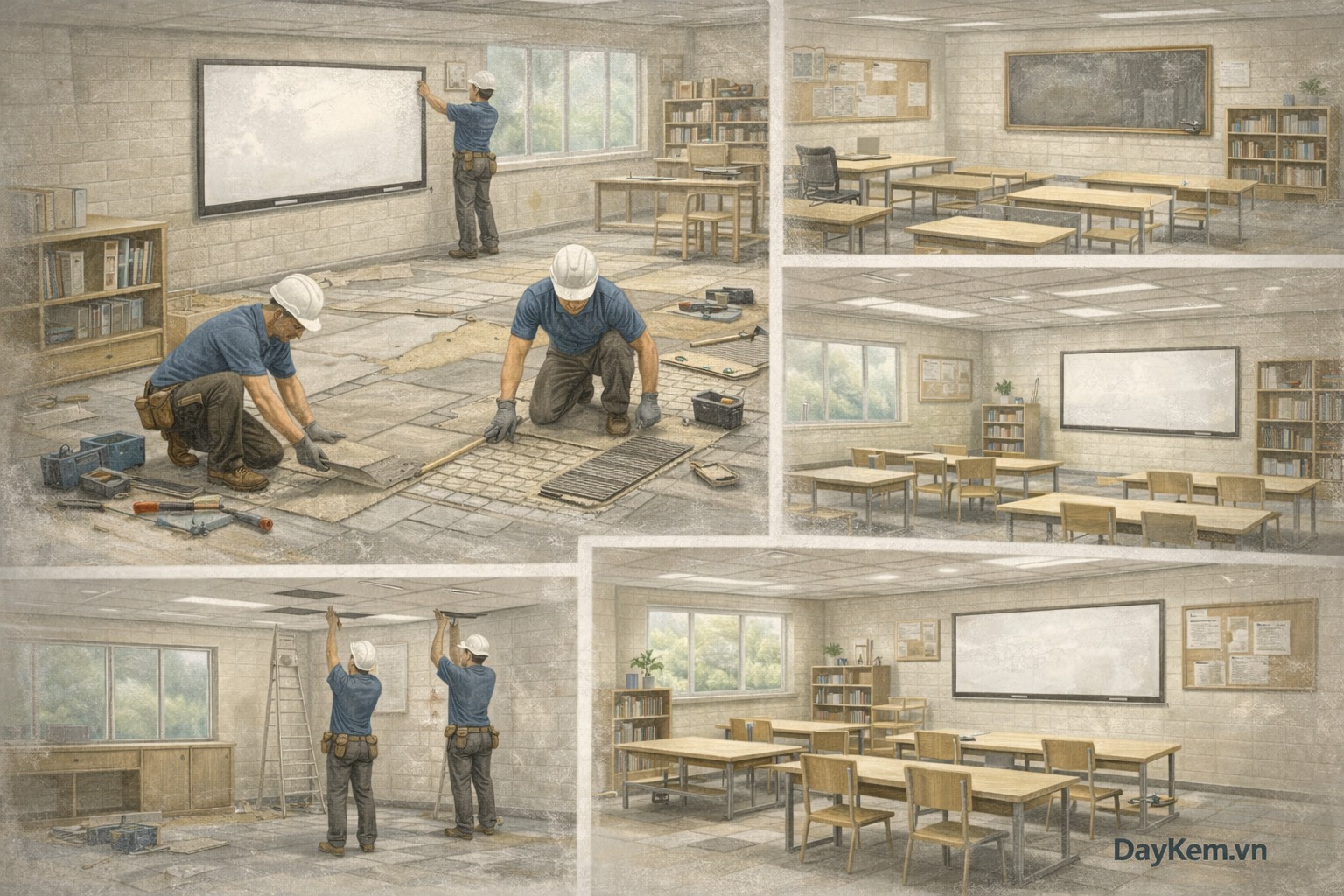 Sửa chữa cải tạo phòng học