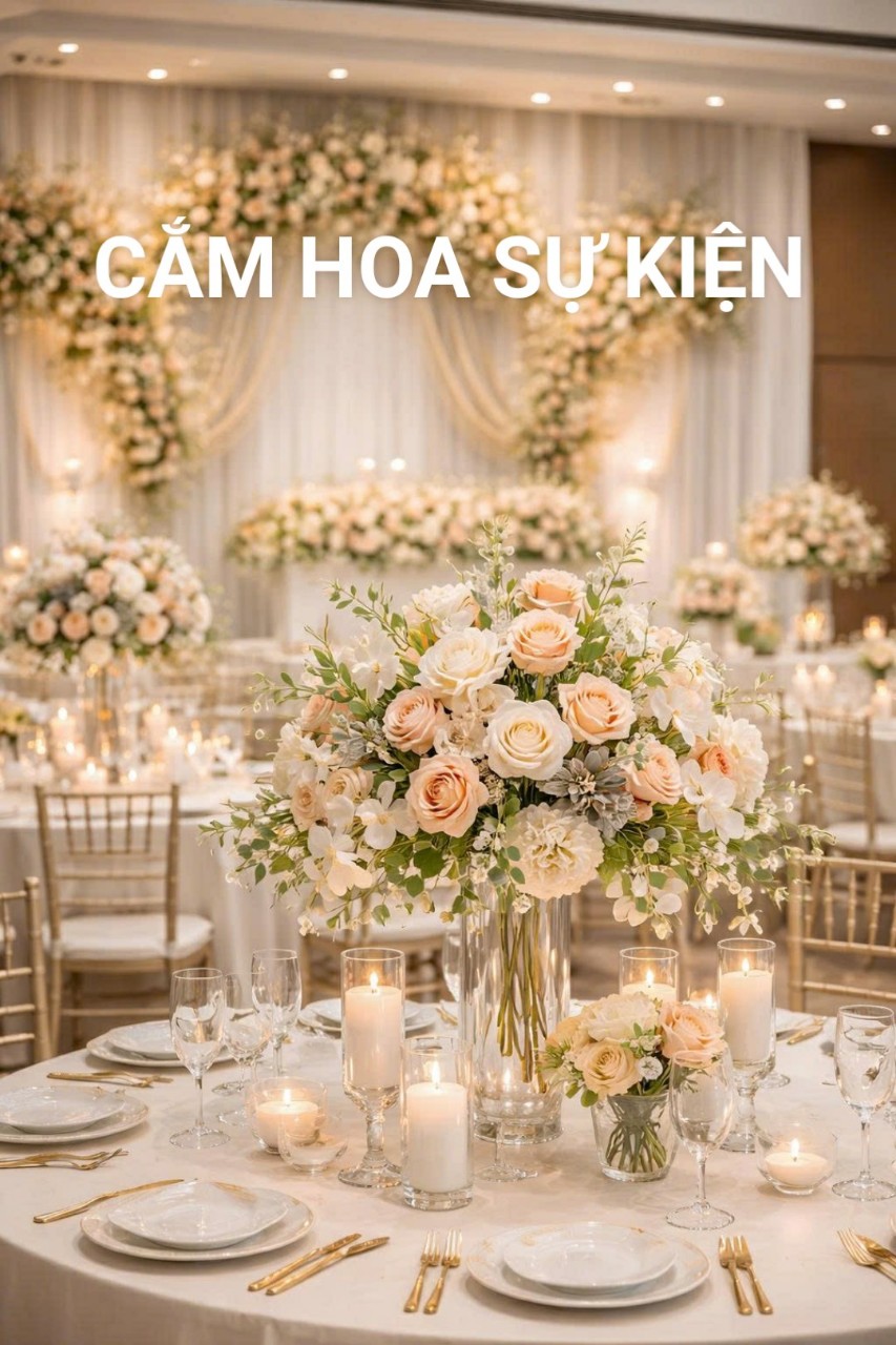 Cắm hoa sự kiện