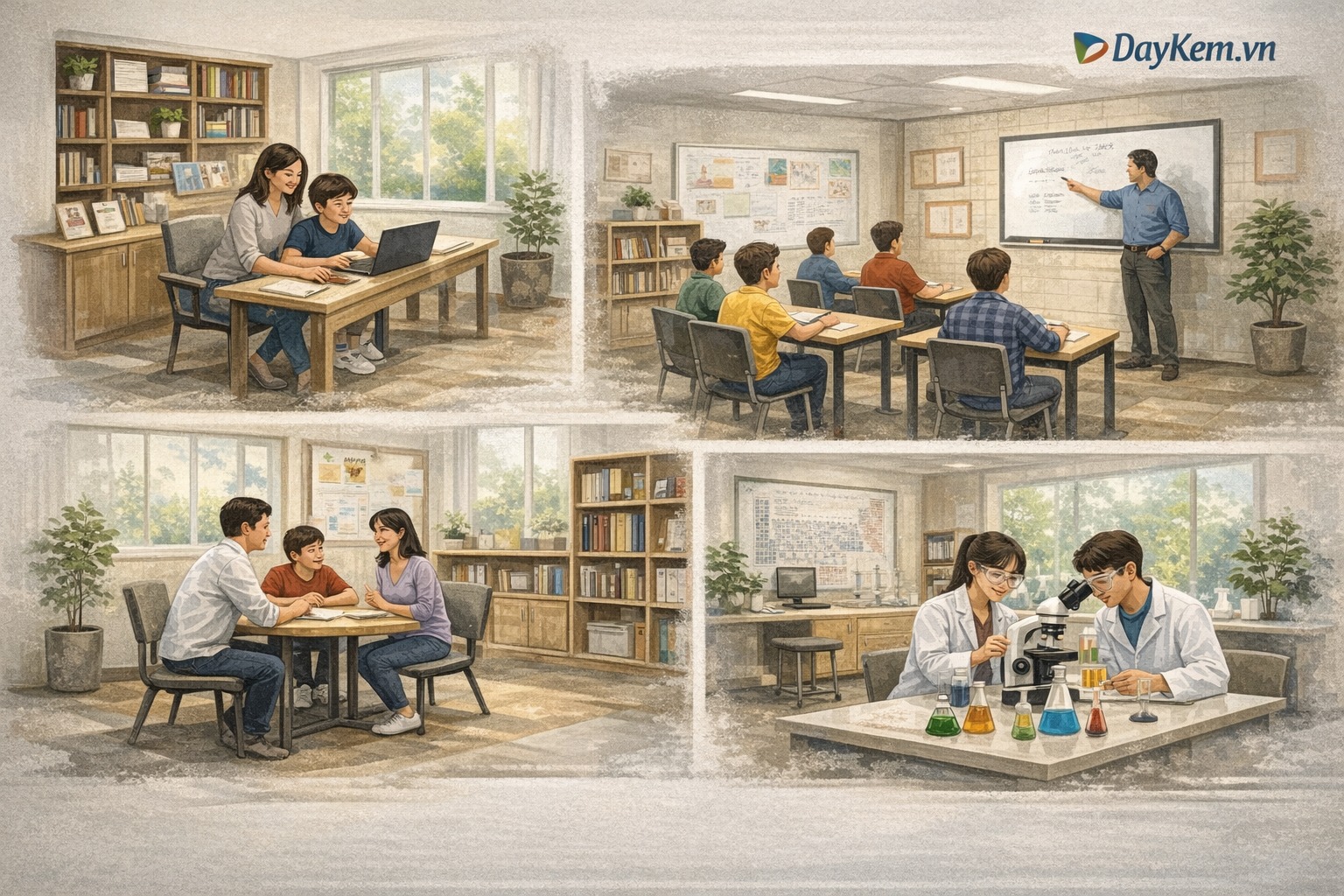 Thiết kế và thi công phòng học