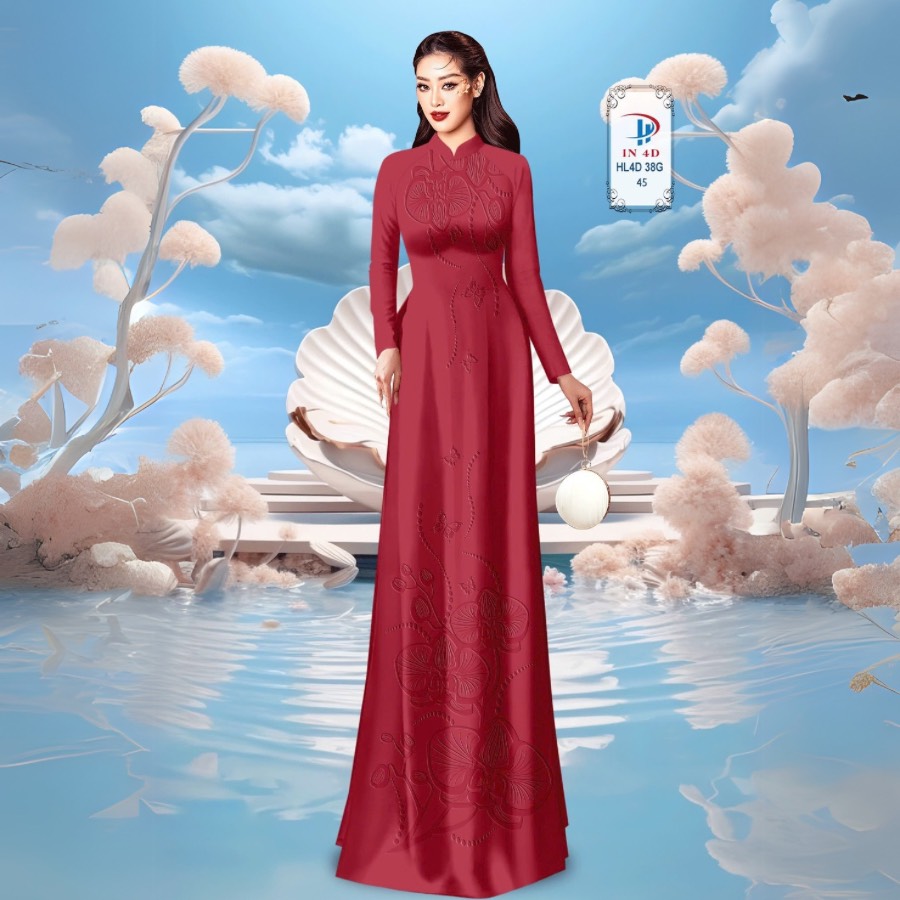 TÂY ĐÔ - VẢI MAY ÁO DÀI LỤA TÔ CHÂU IN 4D HỌA TIẾT HOA LAN SIÊU ĐẸP