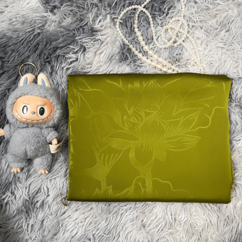 Tây Đô - Vải May Áo Dài Lụa Tô Châu In 4D Họa Tiết Hoa Sen Mới Nhất