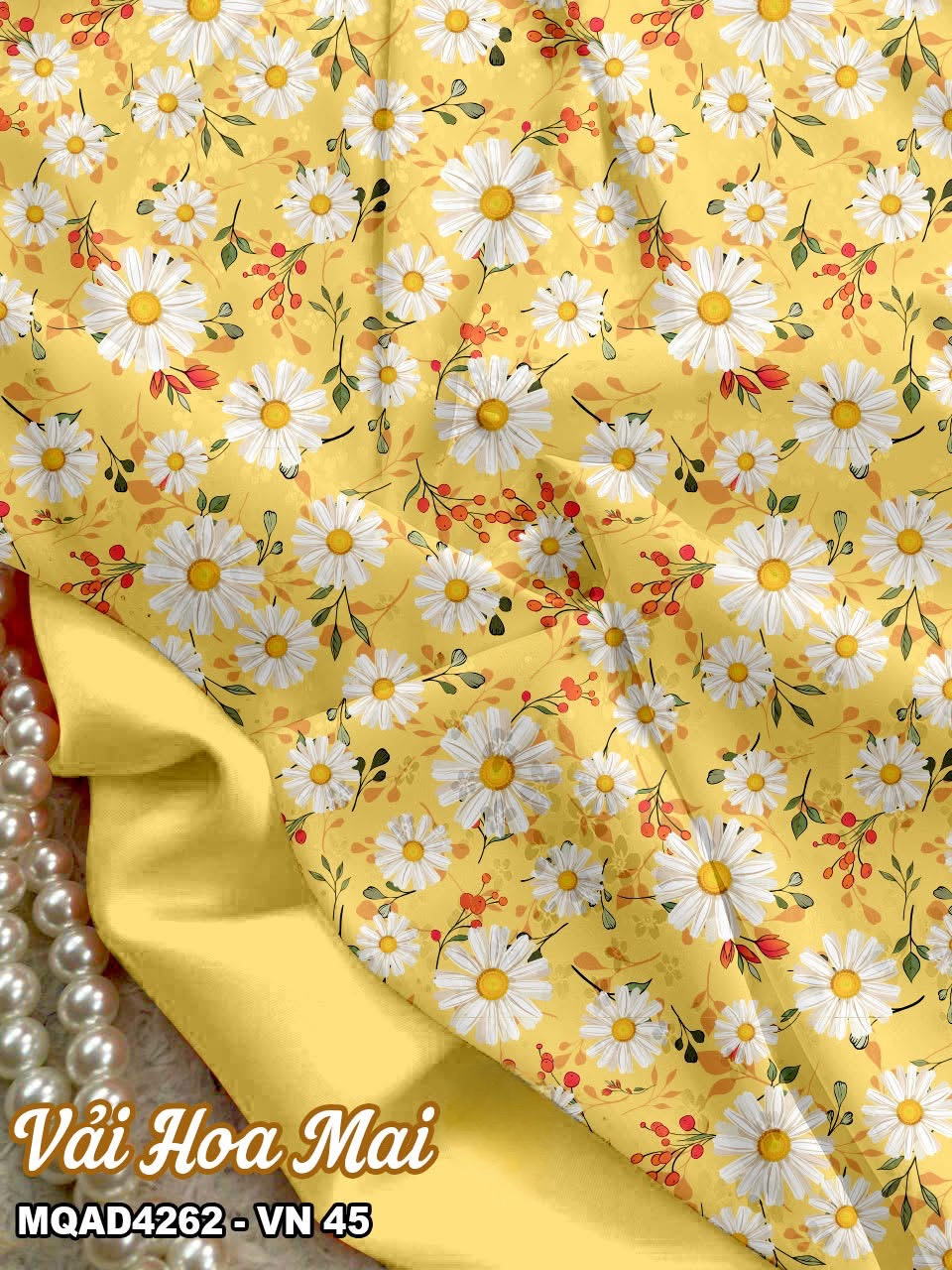 Tây Đô - Vải May Áo Dài Hoa Nhí, Cúc Họa Mi Siêu Đẹp
