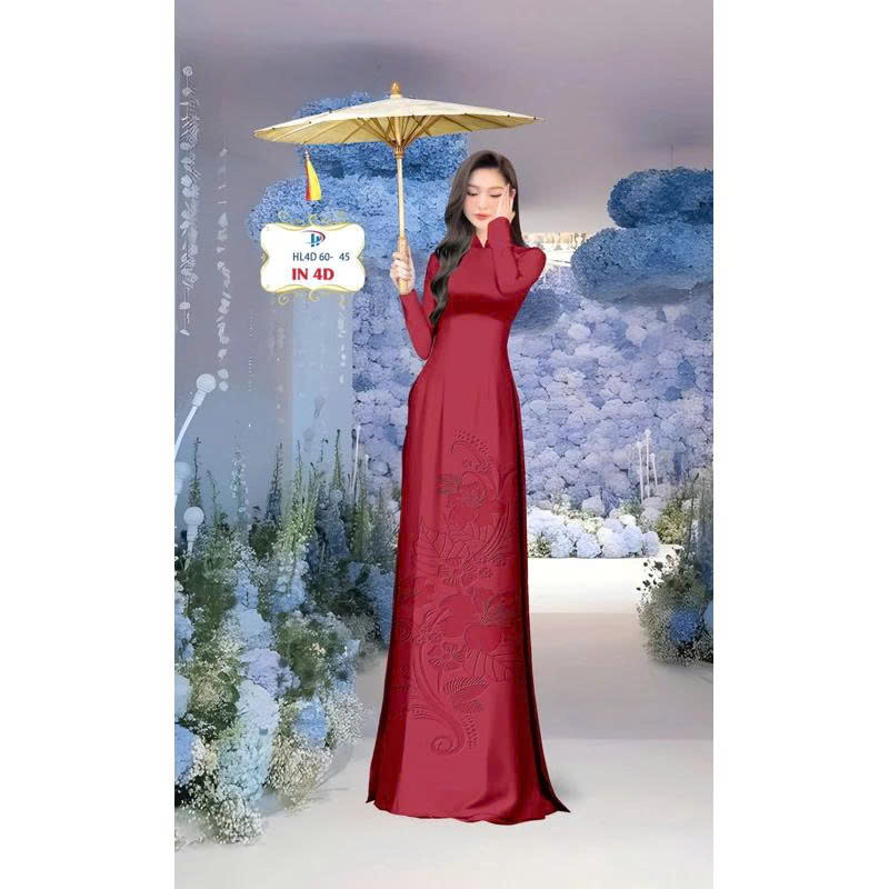 Tây Đô - Vải May Áo Dài Lụa Tô Châu In 4D Mới Nhất | Mềm Mịn, Cao Cấp, Họa Tiết Sắc Nét