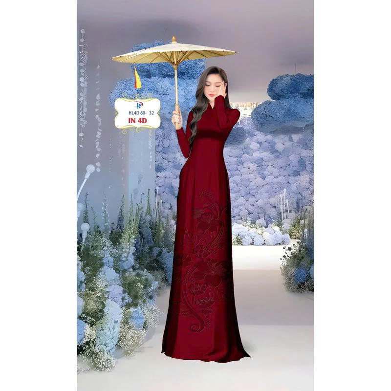 Tây Đô - Vải May Áo Dài Lụa Tô Châu In 4D Mới Nhất | Mềm Mịn, Cao Cấp, Họa Tiết Sắc Nét