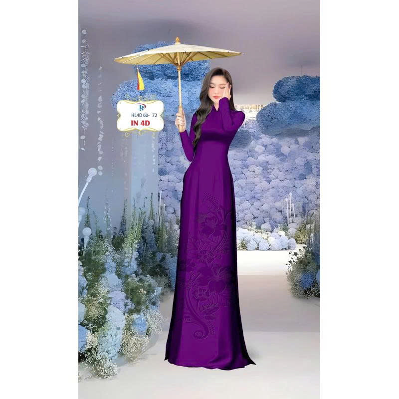 Tây Đô - Vải May Áo Dài Lụa Tô Châu In 4D Mới Nhất | Mềm Mịn, Cao Cấp, Họa Tiết Sắc Nét