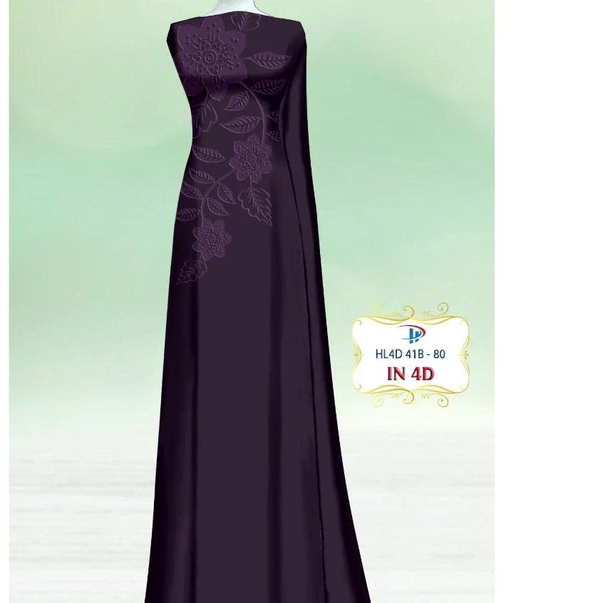 Tây Đô - Vải May Áo Dài Lụa Tô Châu In 4D Mới Nhất | Mềm Mịn, Cao Cấp, Họa Tiết Sắc Nét Họa Tiết Hoa Mai