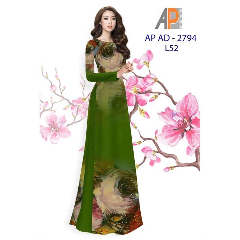 Tây Đô - Vải May Áo Dài Lụa Hồng Anh Siêu Đẹp | Họa Tiết Hoa Tà & Hoa Ngực Phối Hoa Mờ Tinh Tế