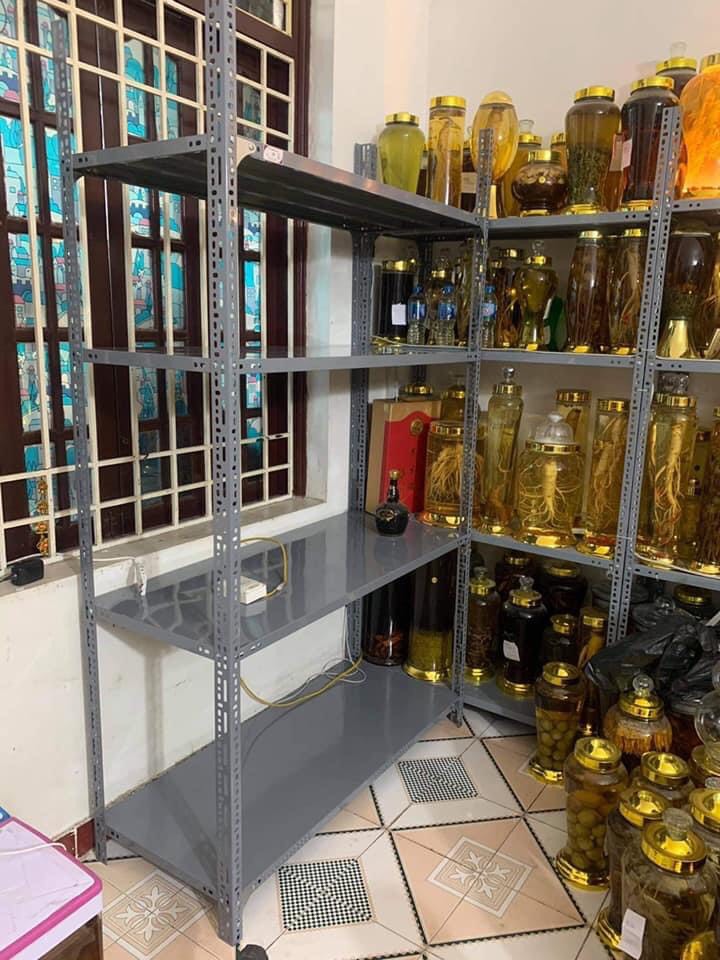 kệ rộng 40 dài 1m2 cao 1m5 4 sàn