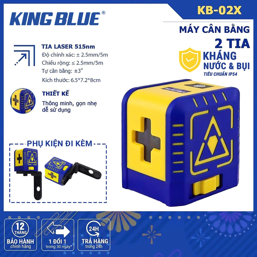 MÁY CÂN BẰNG 2 TIA XANH KING BLUE KB-02X