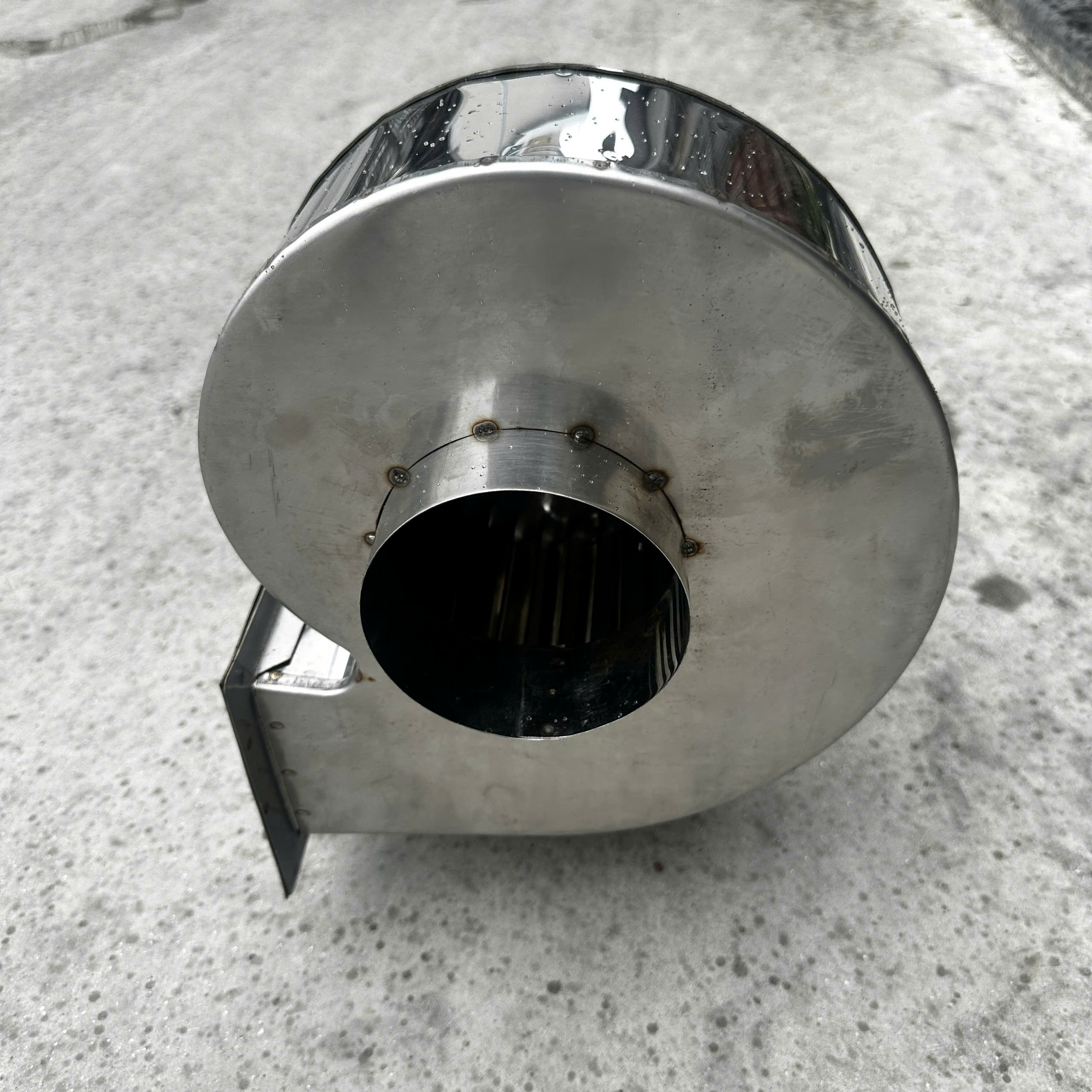 Quạt Sên Ly Tâm Quạt Hút 370W 220V Cánh Lồng Sóc Inox 304 Hút Khói Hút Mùi