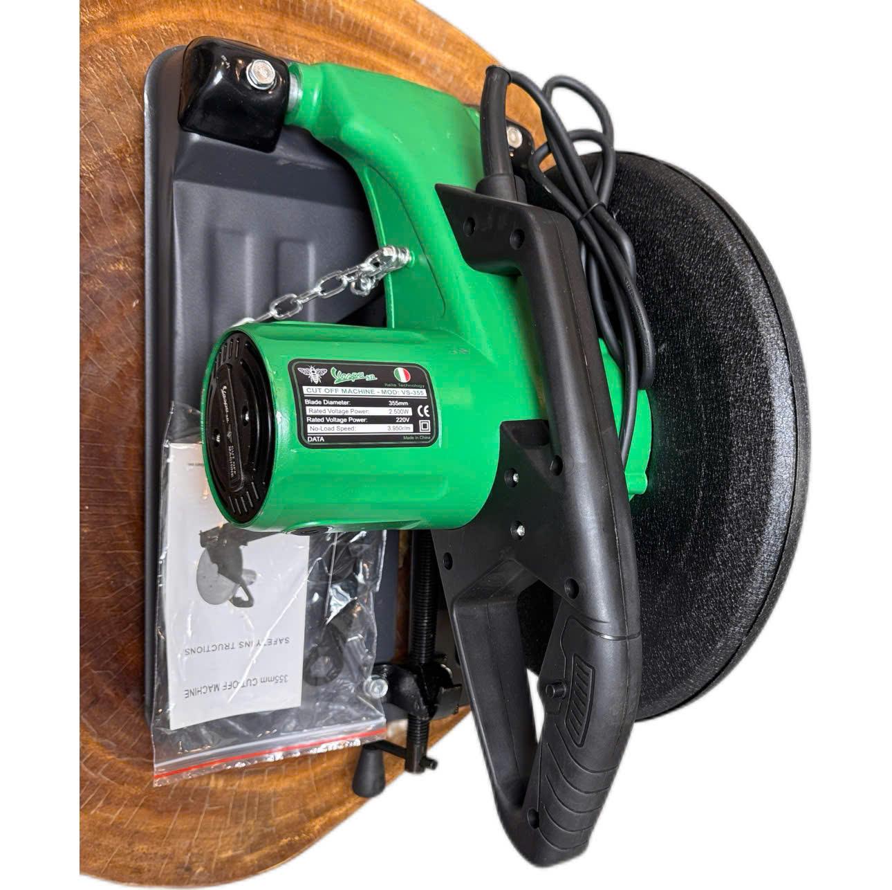 Điện Máy Minh Thành HD - Máy Cắt Sắt Bàn 2500w -220v Kèm Lưỡi 355mm Thương Hiệu VESPA Dây Đồng Bảo Hành 12 Tháng