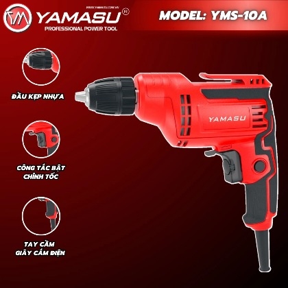 MÁY KHOAN BẮT VÍT YMS-10A TỐC NHANH 650w 2800V/P 10MM