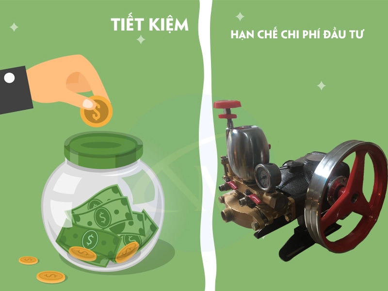 ĐẦU PHUN ÁP LỰC LUCKY HL59N MÀU ĐEN GÂN PISTON SỨ 30MM