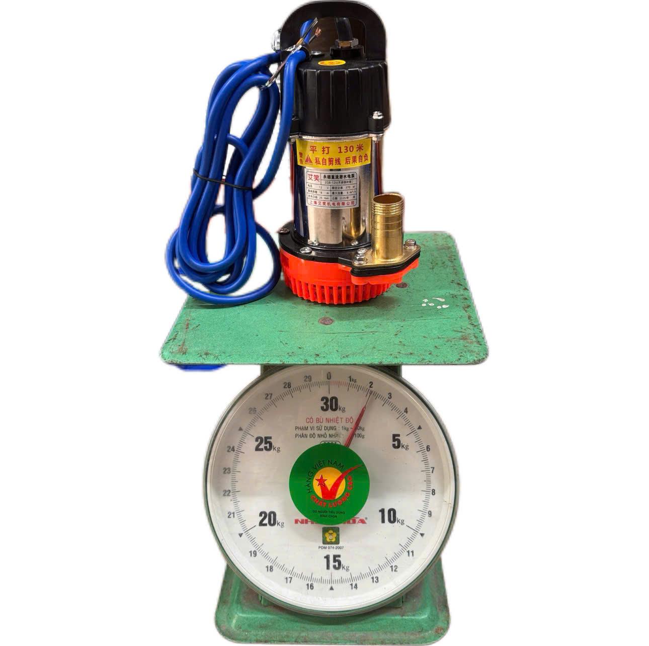 Điện Máy Minh Thành HD - Máy Bơm Chìm Ắc Quy 370w - 12v Lưu Lượng 100 l/min Cột Áp 13m Dây Đồng Bảo Hành Chính Hãng