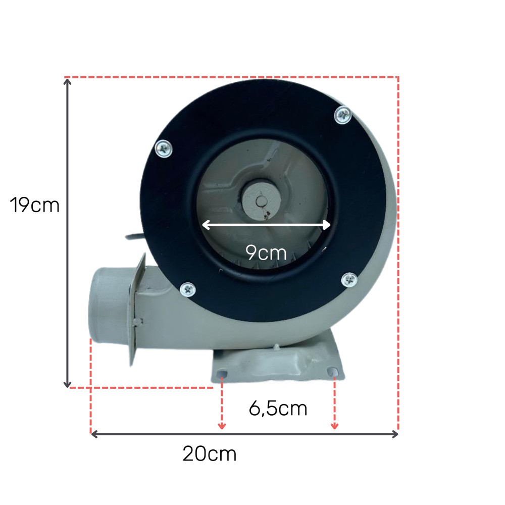 QUẠT SÊN THỔI BẾP LÒ BÊ TÔNG XÂY 60W