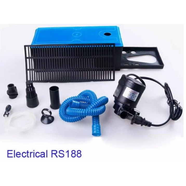 Máy Lọc Nước Bể Cá RS-188 4 Chức Năng Bơm Lọc Thổi Oxy Tạo Luồng