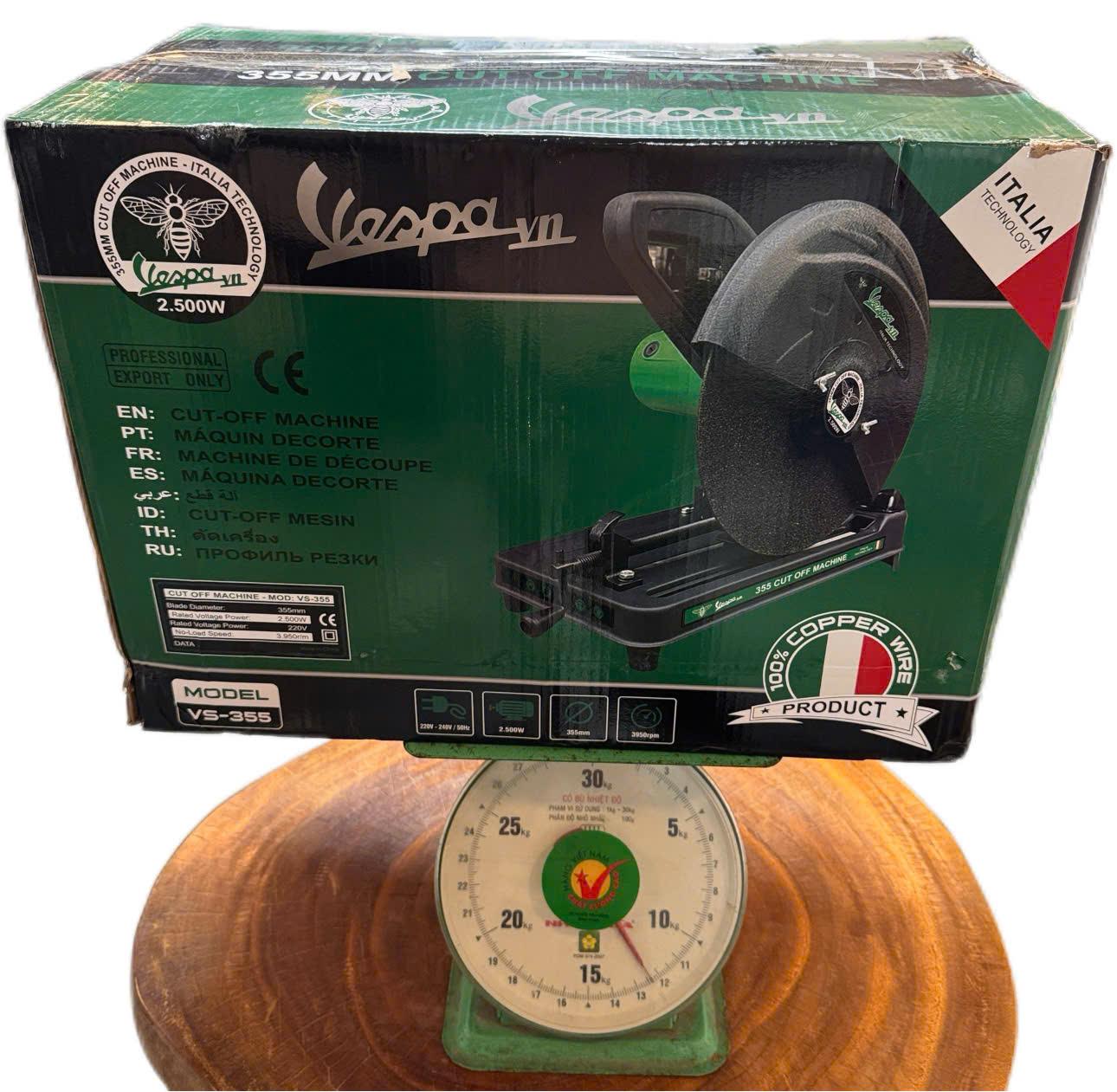 Điện Máy Minh Thành HD - Máy Cắt Sắt Bàn 2500w -220v Kèm Lưỡi 355mm Thương Hiệu VESPA Dây Đồng Bảo Hành 12 Tháng