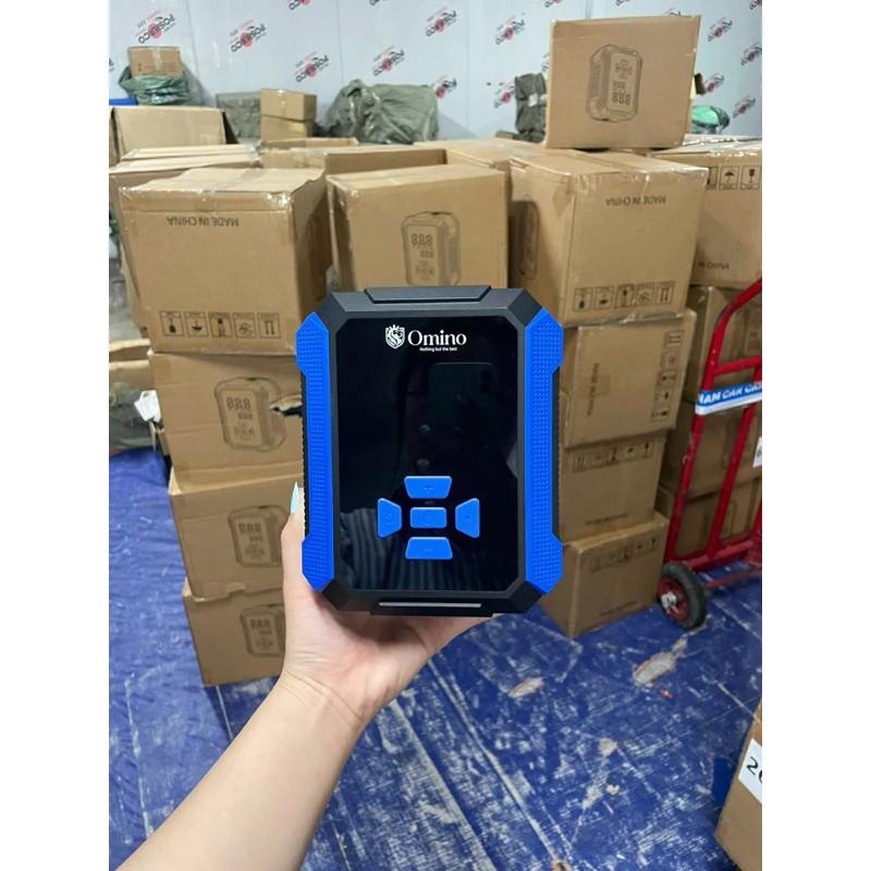 MÁY BƠM LỐP Ô TÔ ĐIỆN TỬ BƠM HƠI MINI TỰ NGẮT CHÍNH HÃNG OMINO