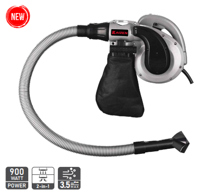 Máy Thổi Bụi Hút Bụi 2 Chiều KAIZEN KZ-EB4200 900W 220V Thổi Lá Vệ Sinh Ô Tô Máy Tính Tốc Độ 13000V/P