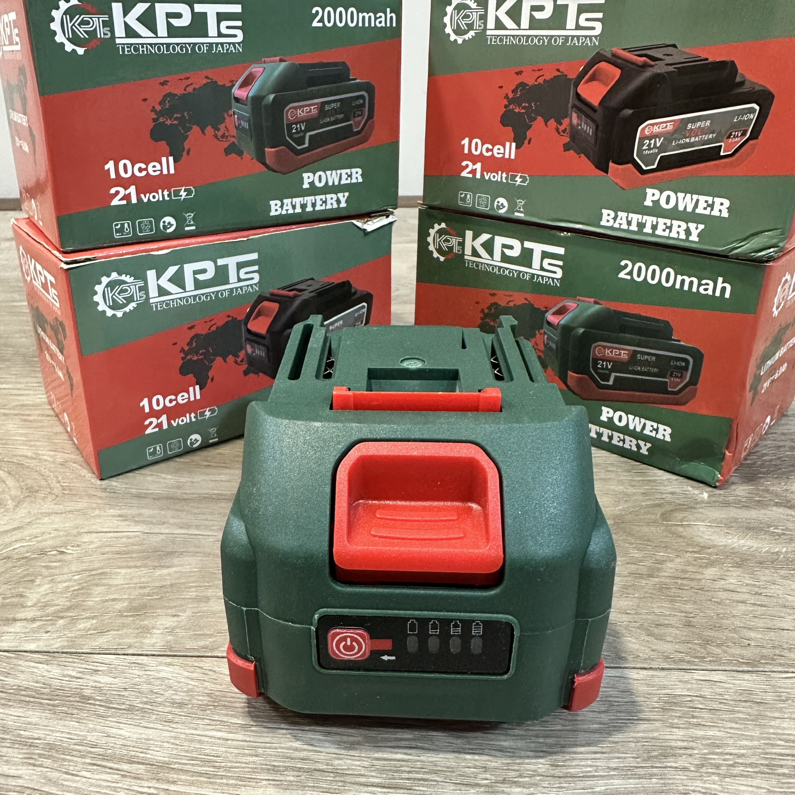 PIN 21V KPTs PIN-10CX 6.0Ah Chân Pin Phổ Thông M21 10 Cell Lithium-Ion Dùng Cho Máy Khoan Máy Mài Máy Siết Bulông