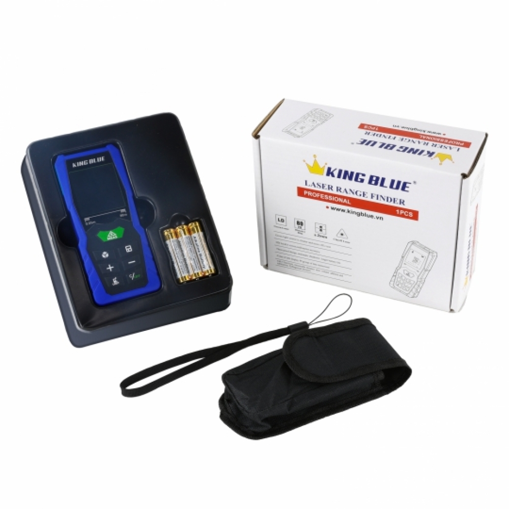 THƯỚC ĐO KHOẢNG CÁCH LASER TIA XANH KINGBLUE KNZ-80R