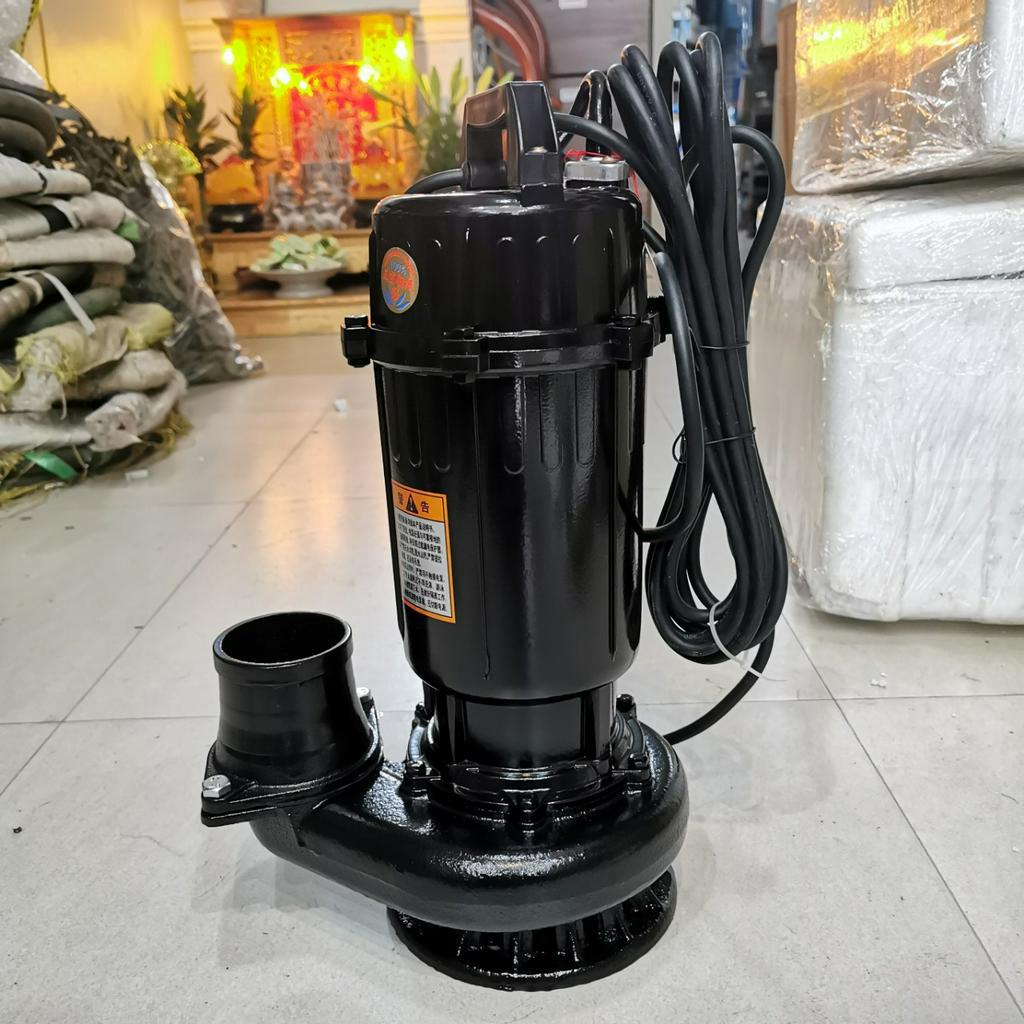 MÁY BƠM CHÌM NƯỚC THẢI BƠM TÕM ĐEN 1500W QDX32-12-1.5 ỐNG XẢ 76 LƯU LƯỢNG 32M3/H MAX 12 BƠM HÚT NƯỚC THẢI SINH HOẠT AO HỒ TƯỚI TIÊU DÂN DỤNG